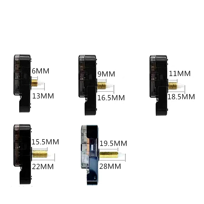 Mute DIY Wall Clock Movement Mechanism with Clock Hands Silent Kit Battery Operated Watch Repair Parts Replacement Set