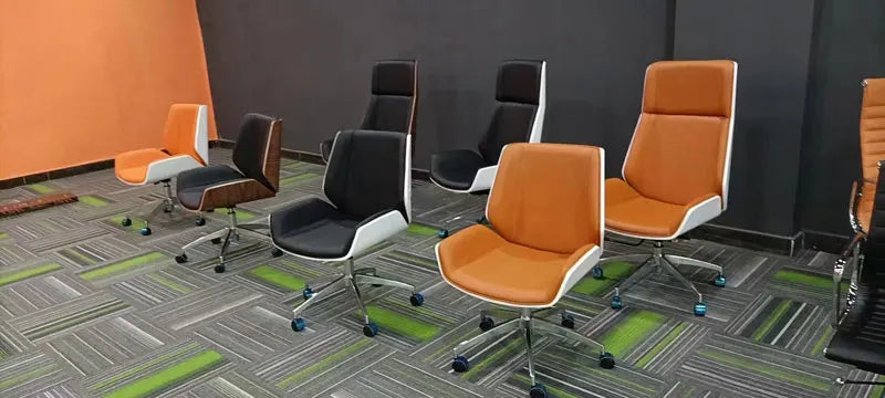 Luxury Boss Chair Leather Reclining Ergonomic Office Chairs 135° Recliner Cadeira Presidente Chaise De Bureau Ergonomique
