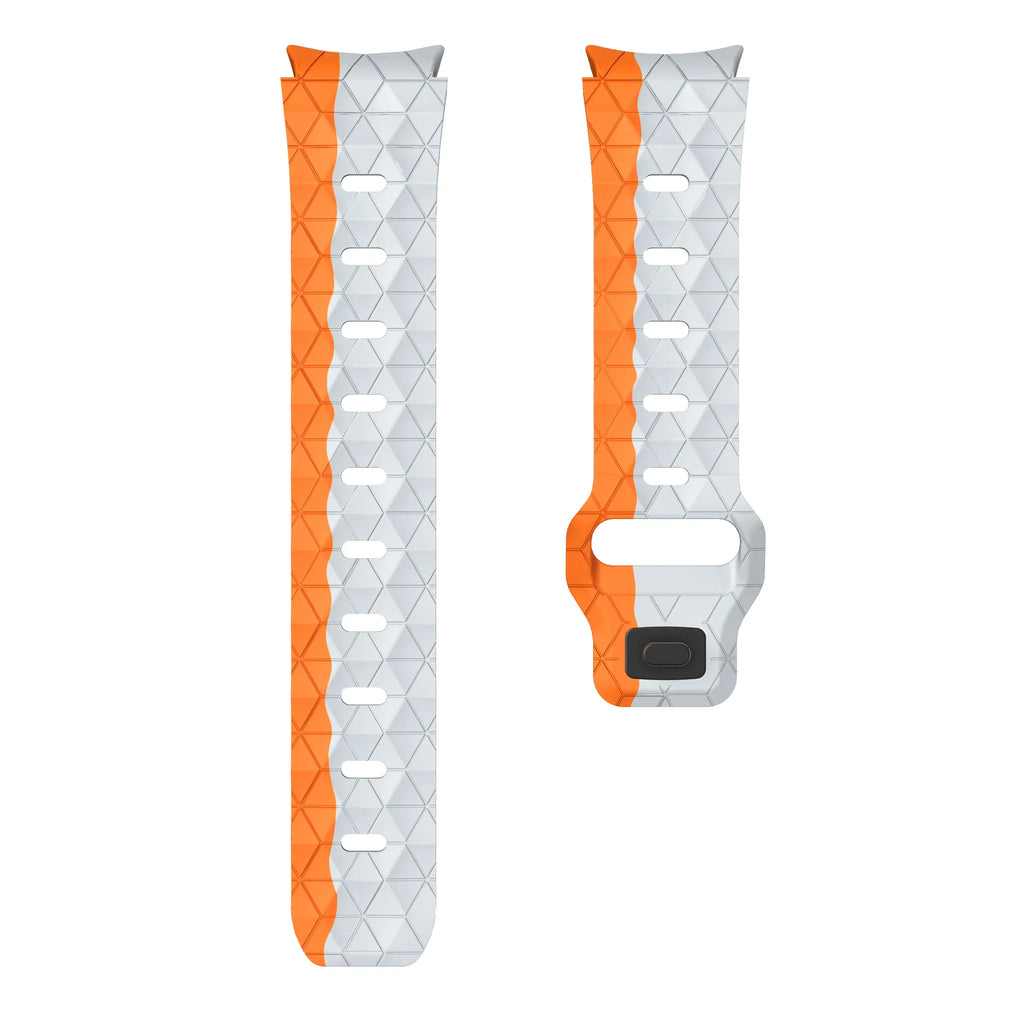 Silicone Strap for Samsung Galaxy Watch 7 6 5 4 40mm 44mm Football Pattern Bracelet Wristband for Watch 6-4 Classic 47mm 46mm