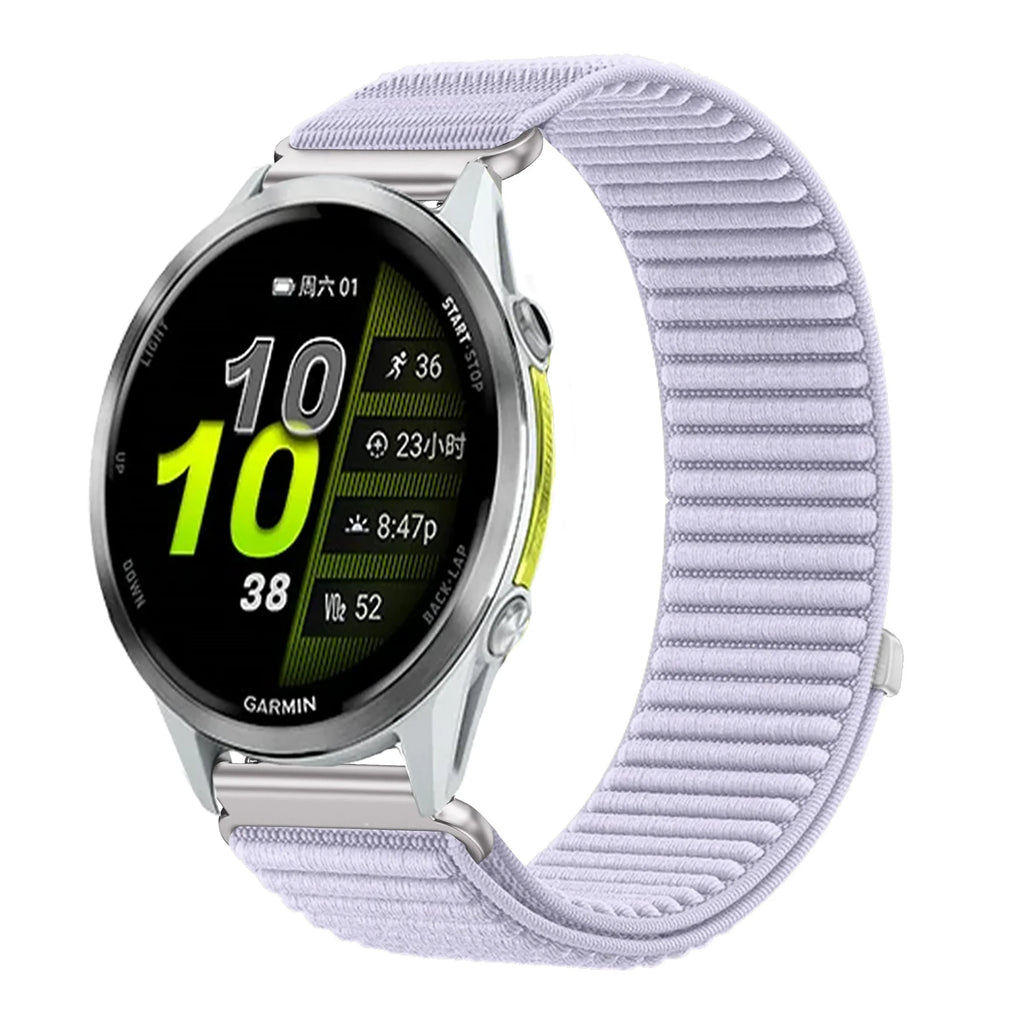 18mm 20mm 22mm Nylon Loop Strap For Garmin Forerunner 970 570 Venu 4 45mm 41mm Venu 3 Wave Wristband Garmin Active 6 Accessories