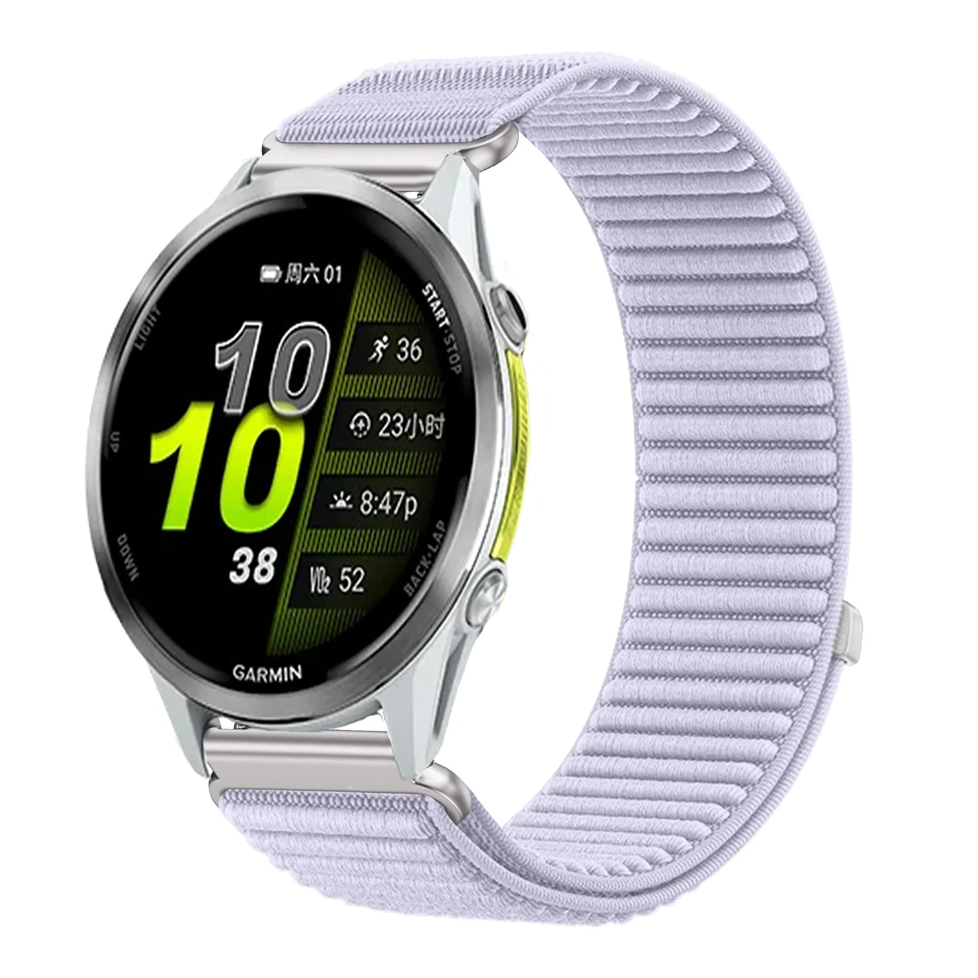 18mm 20mm 22mm Nylon Loop Strap For Garmin Forerunner 970 570 Venu 4 45mm 41mm Venu 3 Wave Wristband Garmin Active 6 Accessories