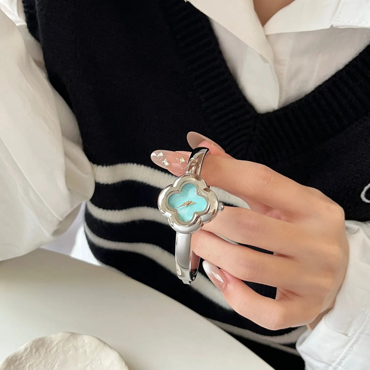 Women Reloj Mujer for Girls Quartz Watch Gold Sliver Stainless Steel Orologio Ladies Wristwatch Luxury New Bracelet Bangle Clock