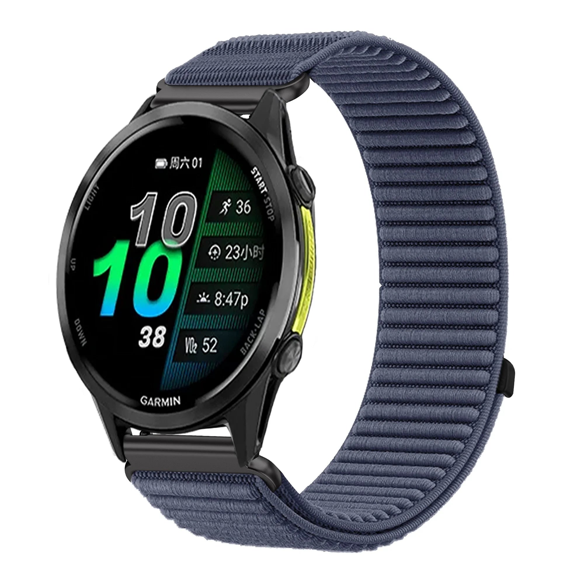 18mm 20mm 22mm Nylon Loop Strap For Garmin Forerunner 970 570 Venu 4 45mm 41mm Venu 3 Wave Wristband Garmin Active 6 Accessories