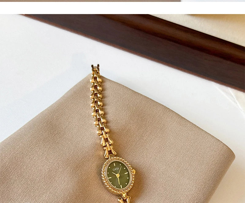 GEDI Ladies Watches Luxury Vintage Women Quartz Watch Waterproof Elegant Niche Wristwatches Fashion Watches Gifts