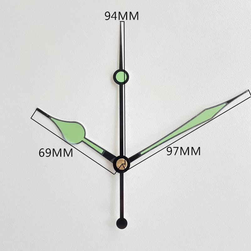 Mute DIY Wall Clock Movement Mechanism with Clock Hands Silent Kit Battery Operated Watch Repair Parts Replacement Set