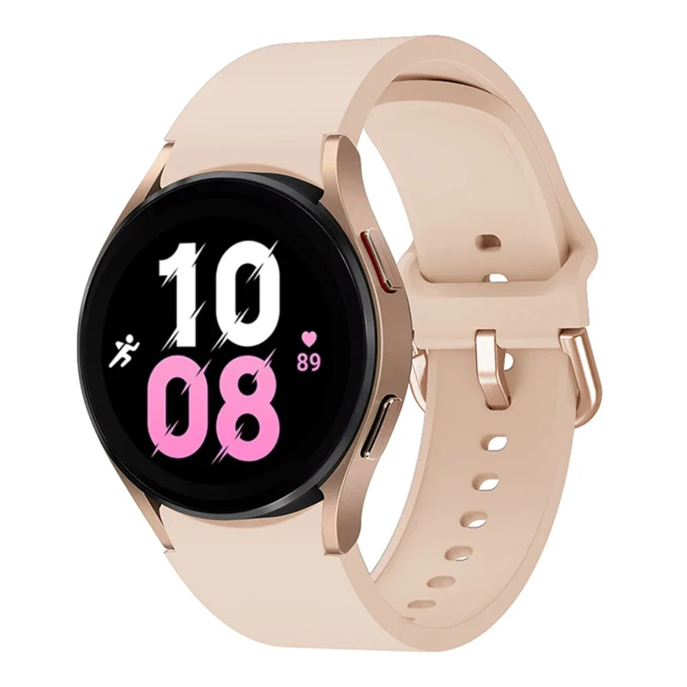20mm Silicone Strap for Samsung Galaxy Watch 7 6 5 40mm 44mm 5 Pro 45mm Bracelet for Watch 4 6 Classic 46mm 42mm 43mm 47mm Band