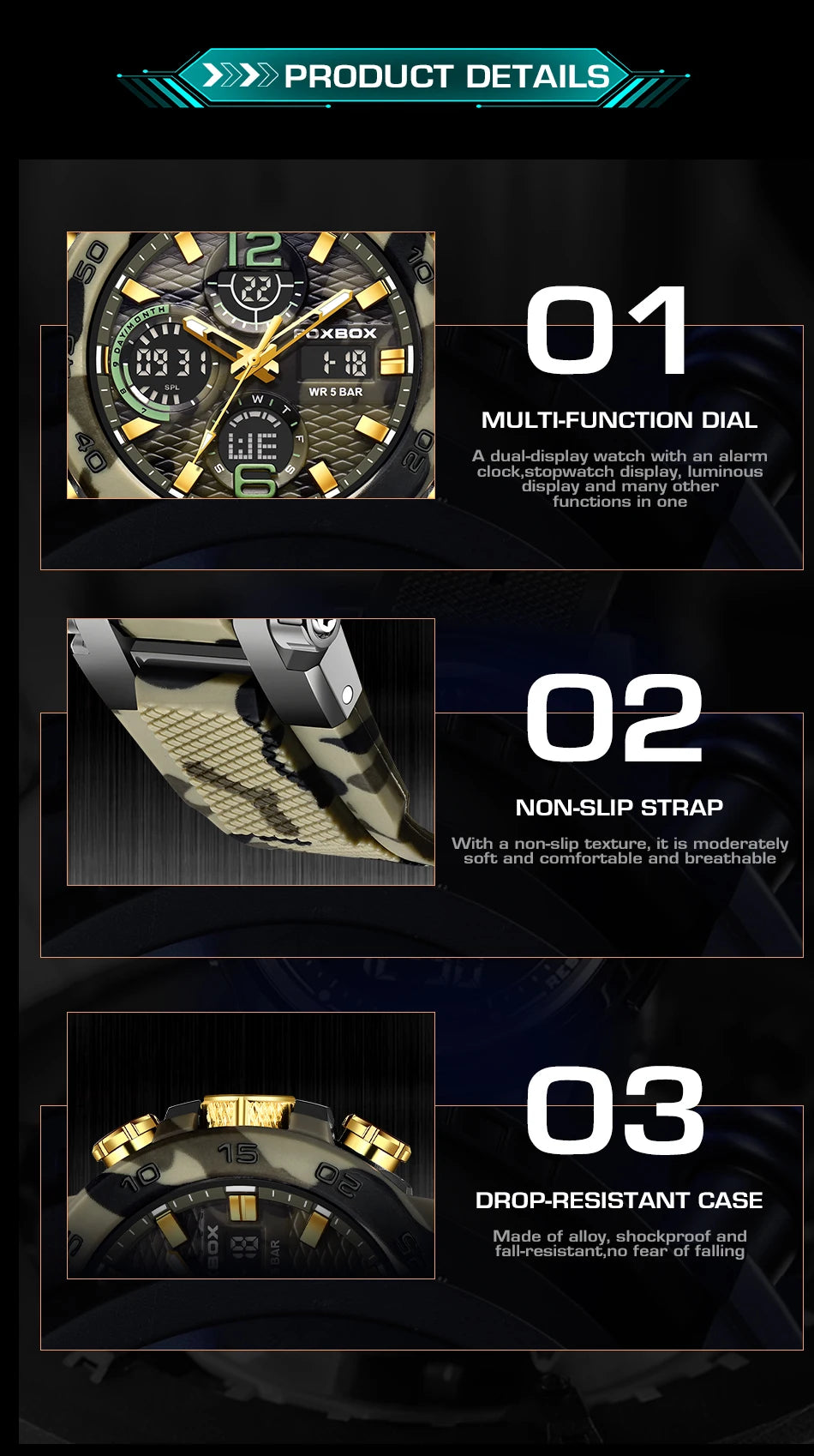 LIGE Digital Men Military Watch 50m Waterproof Wristwatch LED Quartz Clock Sports Watch Male Big Watches Men Relogios Masculino