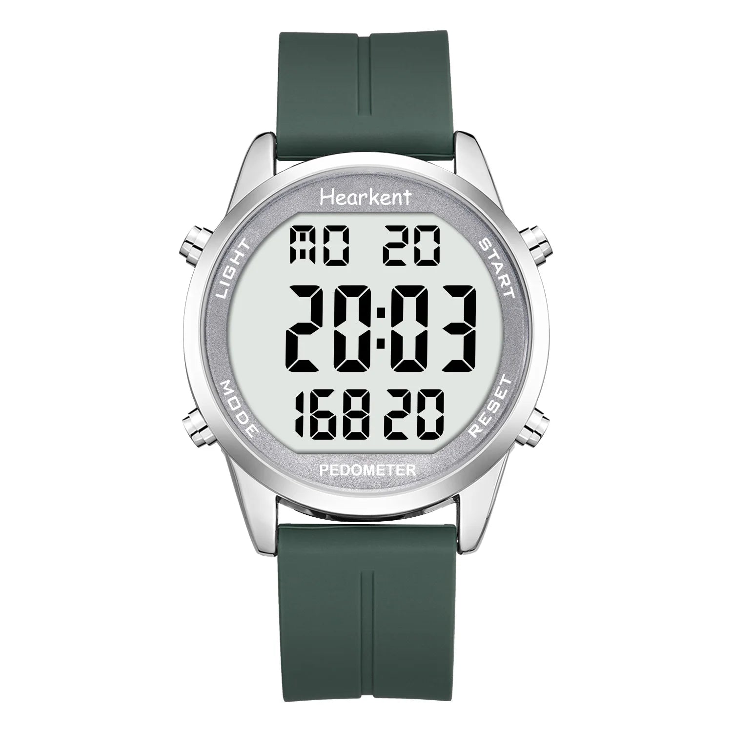 Hearkent Pedometer Watch Men's Digital Watch No Bluetooth Sport Watches Step Calories Counter Walking Fitness Tracker Wristwatch