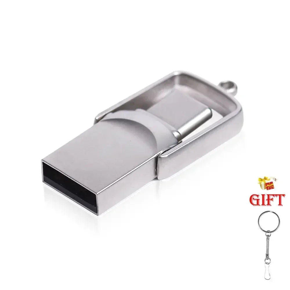 NEW Mini 64GB 128GB Type C Ultra Dual USB Flash Drive Memory Stick Thumb Pen Drive Creative Gifts for Business USB Flash Drives