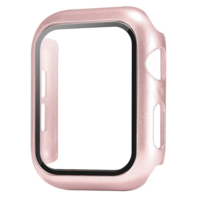 Glass+Cover For Apple Watch 46mm 44mm 40mm 49mm 41mm 45mm 42mm Accessorie Screen Protector iwatch series Ultra 11 10 9 SE 8 7 6