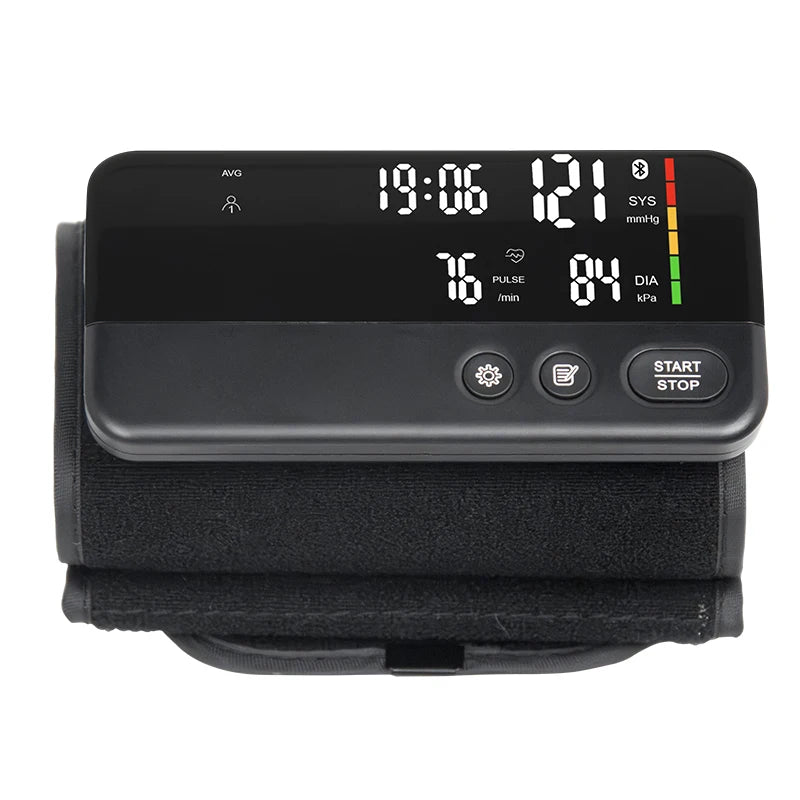 Bluetooth blood pressure meter,large screen display,2 sets of data storage,Intelligent portable upper arm blood pressure monitor