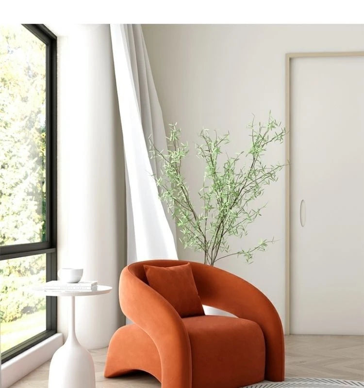 New Sofa, Living Room, Single Person, Light Luxury, High-end Reception, Small Sofa, Beauty Salon, Lazy Leisure Chair Furniture