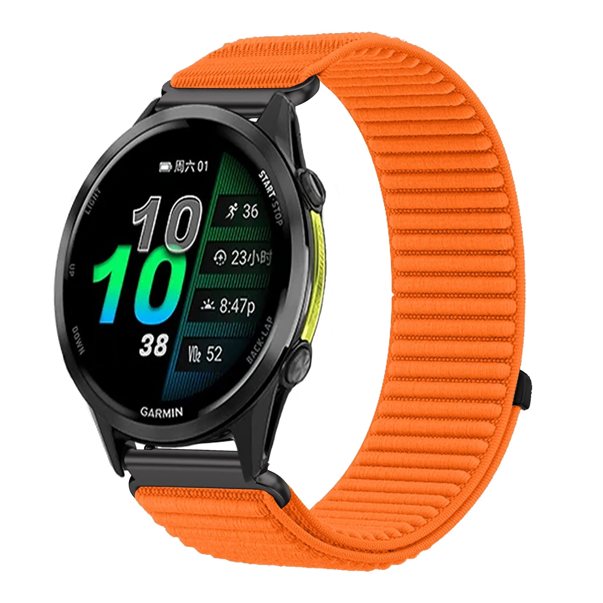 18mm 20mm 22mm Nylon Loop Strap For Garmin Forerunner 970 570 Venu 4 45mm 41mm Venu 3 Wave Wristband Garmin Active 6 Accessories