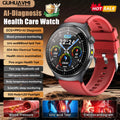 Newly Upgared Precise Health Diagnosis Smart Watch ECG Uric Acid Blood Pressure Micro Physical Examination Clock For Android iOS