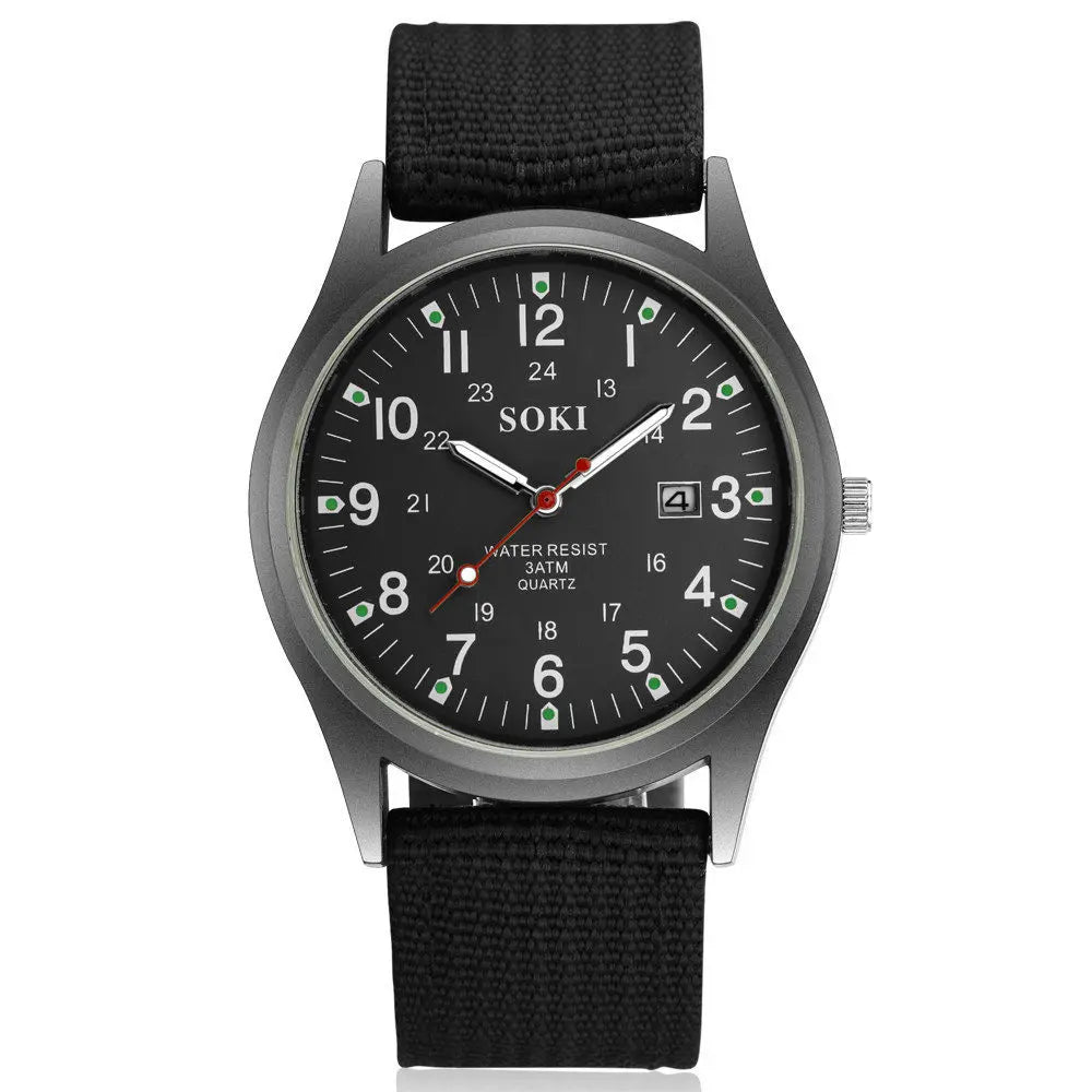 Fashion Men Watches Luxury Brand Fashion Mens Quartz Watch Luminous Hands Male Clock Big Dial Waterproof Man Wristwatch