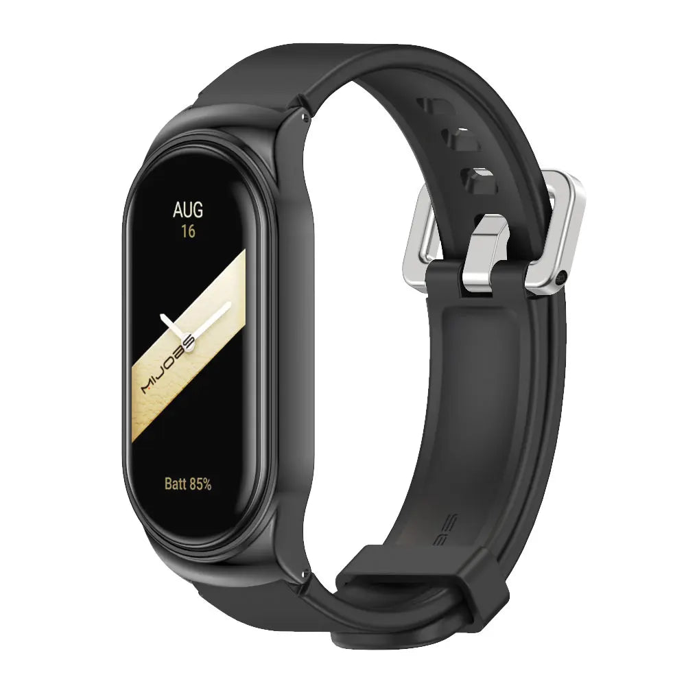 Strap for Mi Band 10 9 8 7 6 5 Watch Band for Mi Band 10 Silicone Wristband for Mi Band 9 Bracelet For Mi Band 8 Strap