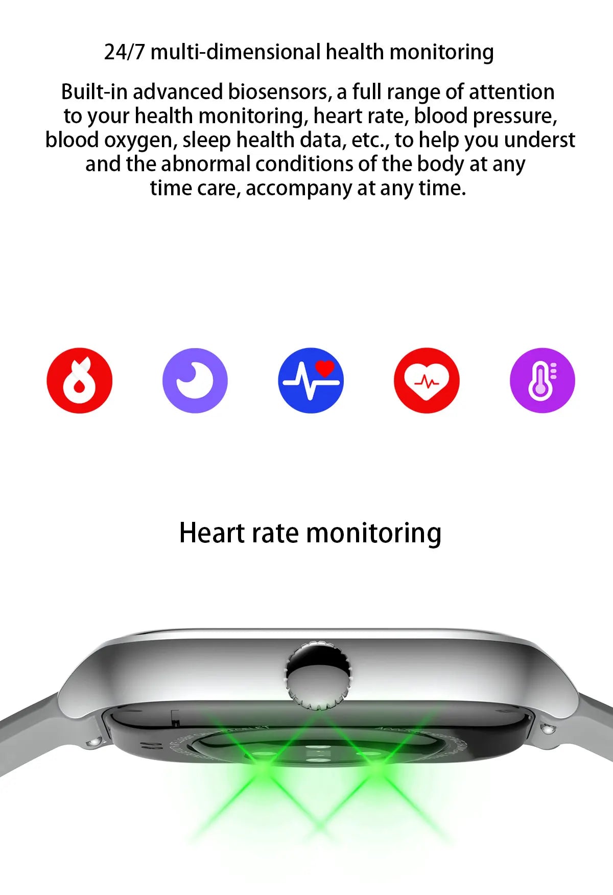 2.01'' Smartwatches Fitness Tracker Blood Pressure Monitor BT Call Sports Wrist Smart Watches for Men Women 2026 Android Phones