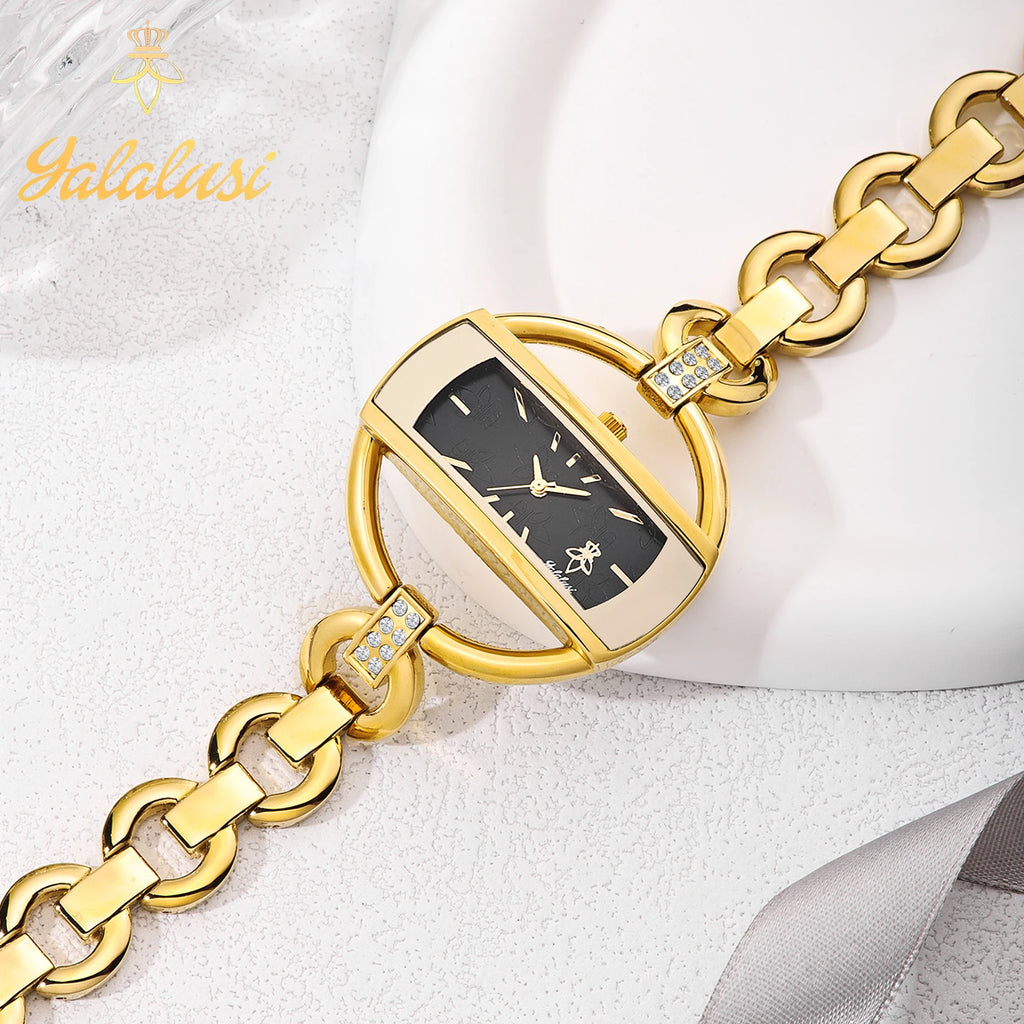 YaLaLuSi Women’s Water-Resistant Quartz Watch: A Stylish and Elegant Bracelet-Style Timepiece, Perfect as a Gift reloj mujer