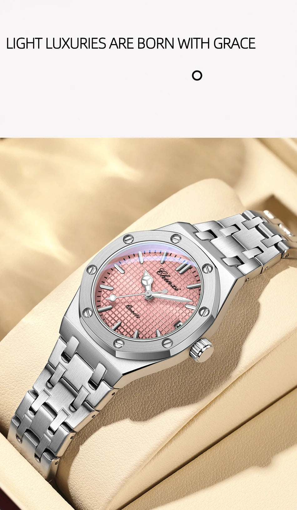 2PCS Couple Watches Set Luxury Fashion Date Quartz High Quality Waterproof Watch For Man and Woman Valentine's Day gifts