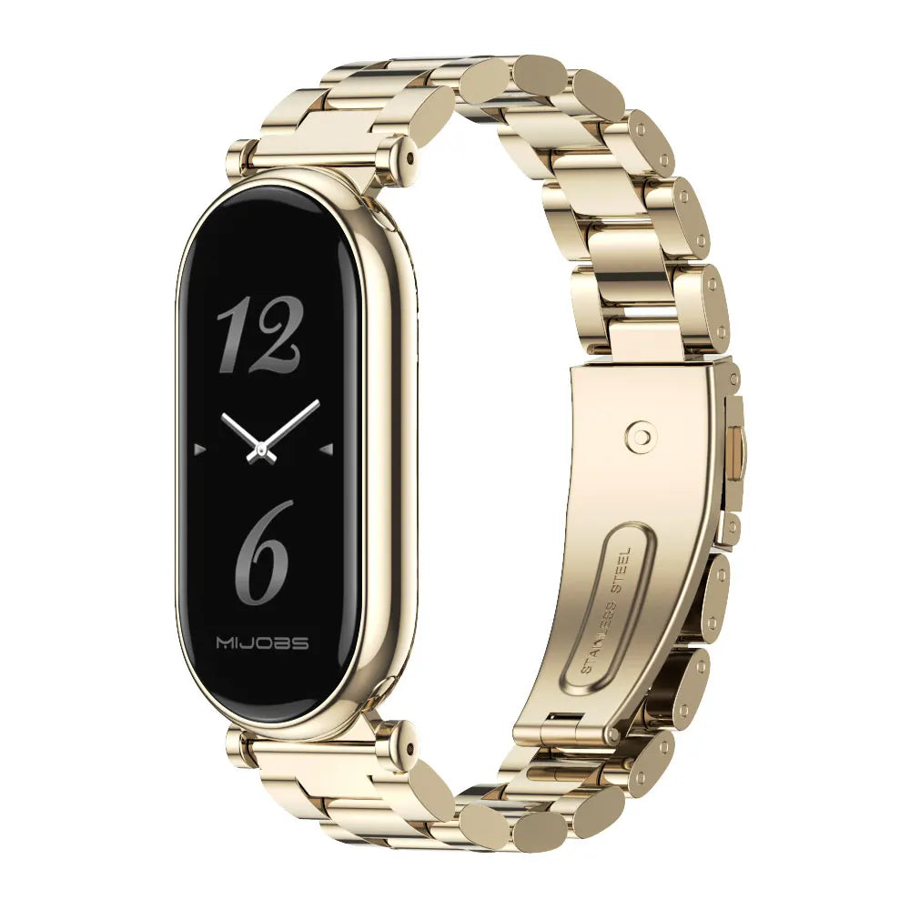 Strap for Mi Band 10 9 8 Wristband For Mi Band 9 Bracelet for Mi Band 10 Stainless Steel Watch Band for Mi Band 8 Metal Straps