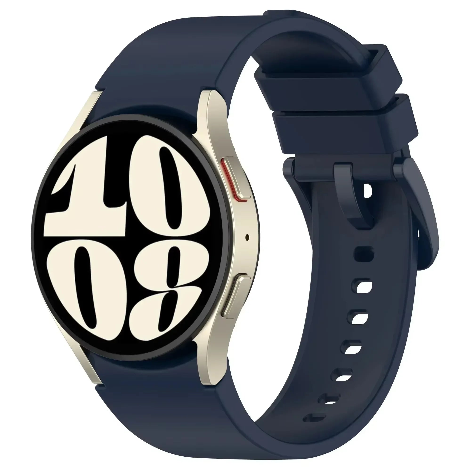 New Official Silicone Strap For Samsung Galaxy Watch 6 4 Classic 47mm 46mm 43/42mm Watchband Galaxy Watch 7 6 5 4 40mm 44mm Belt