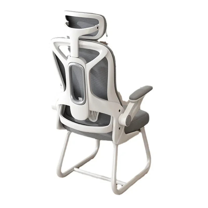 AOLIVIYA Comfortable Long Sitting Computer Chair For Home Office Seat Gaming Ergonomic Bedroom Desk Stool With Backrest Nordic B