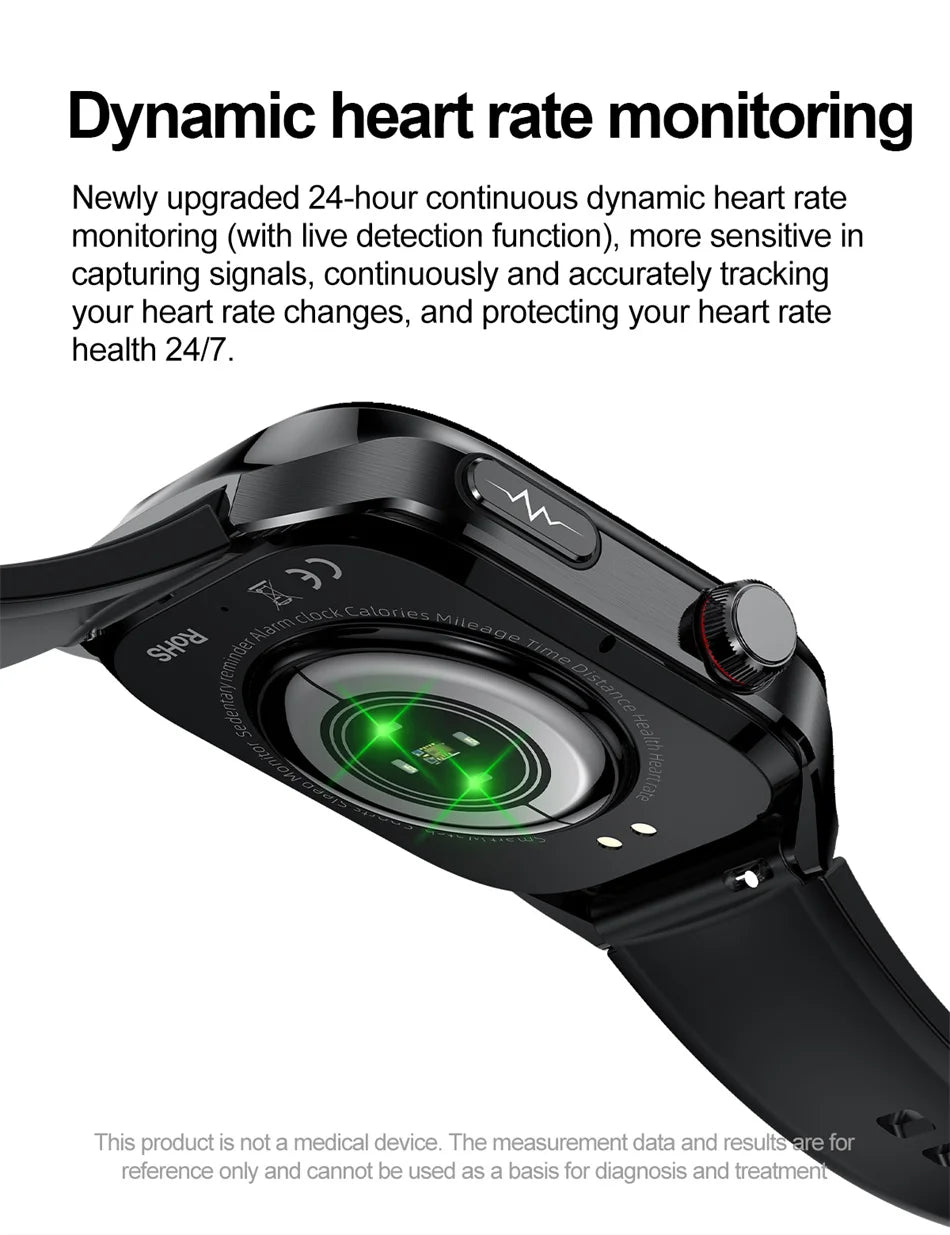 SmartWatch Voice Call Push reminder Physical examination Health Watch Blood Pressure UricAcid Blood Oxygen ECG Sport Smart watch