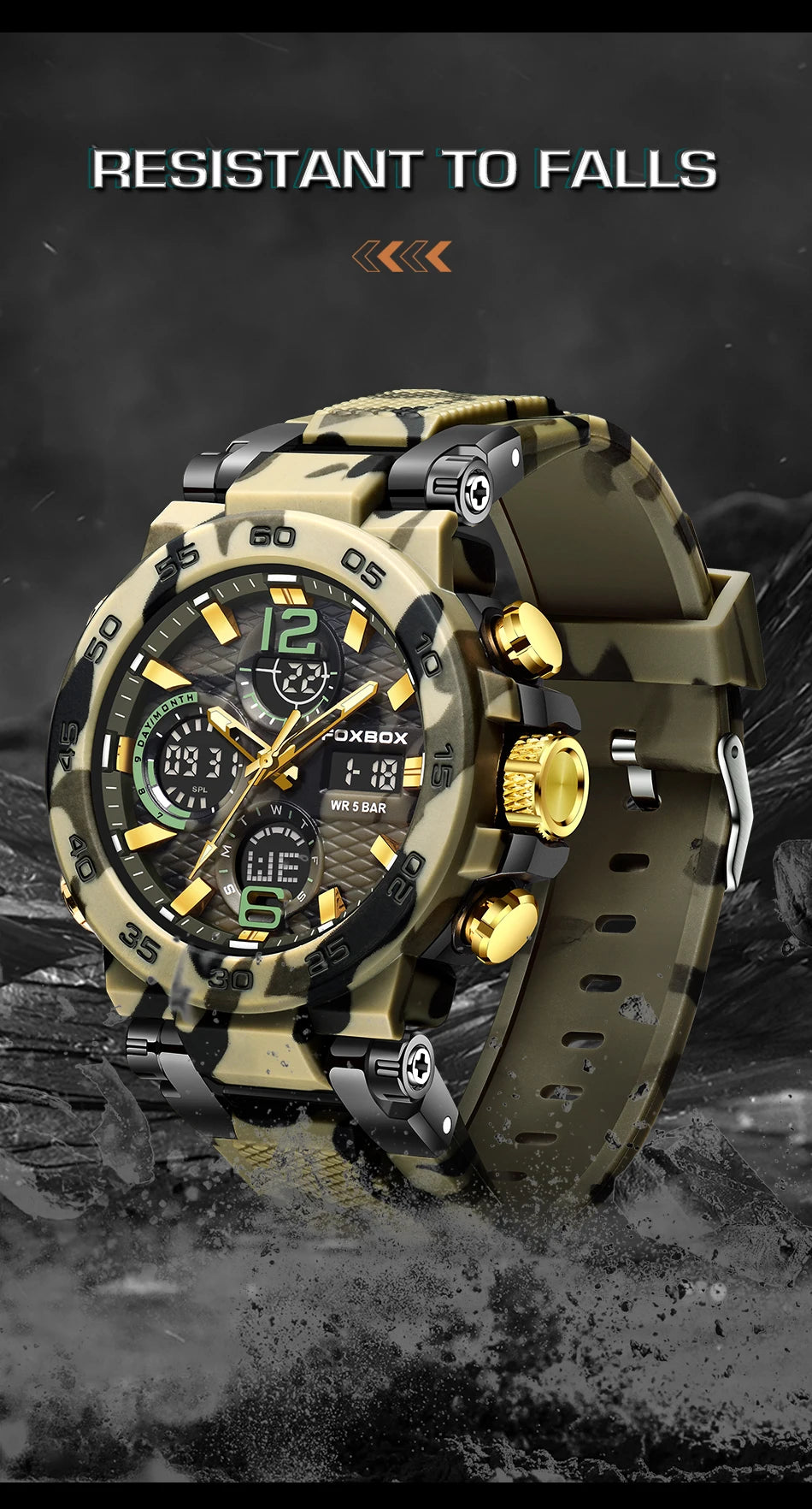 LIGE Digital Men Military Watch 50m Waterproof Wristwatch LED Quartz Clock Sports Watch Male Big Watches Men Relogios Masculino