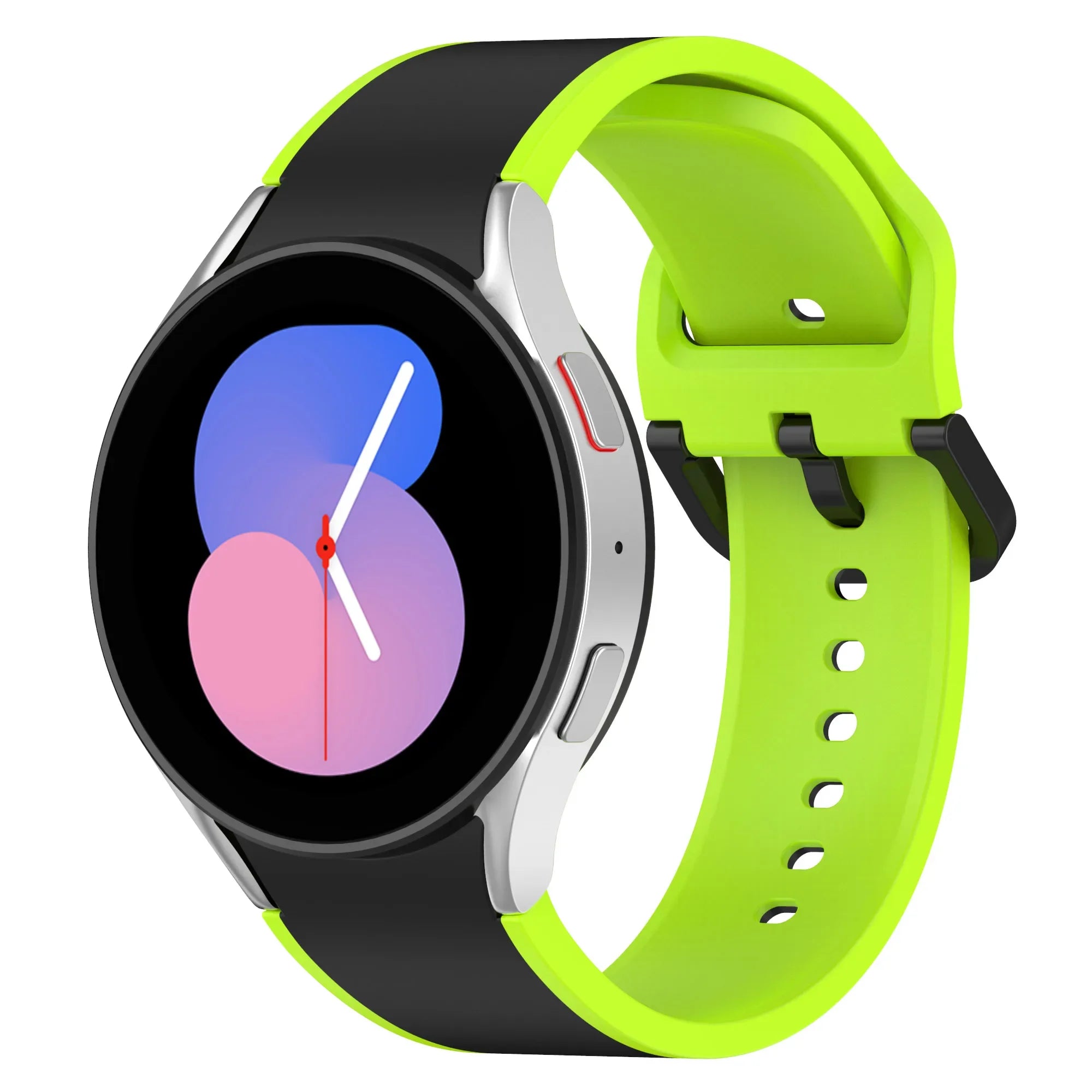 20mm Silicone Strap for Samsung Galaxy Watch 7 6 5 40mm 44mm 5 Pro 45mm Bracelet for Watch 4 6 Classic 46mm 42mm 43mm 47mm Band
