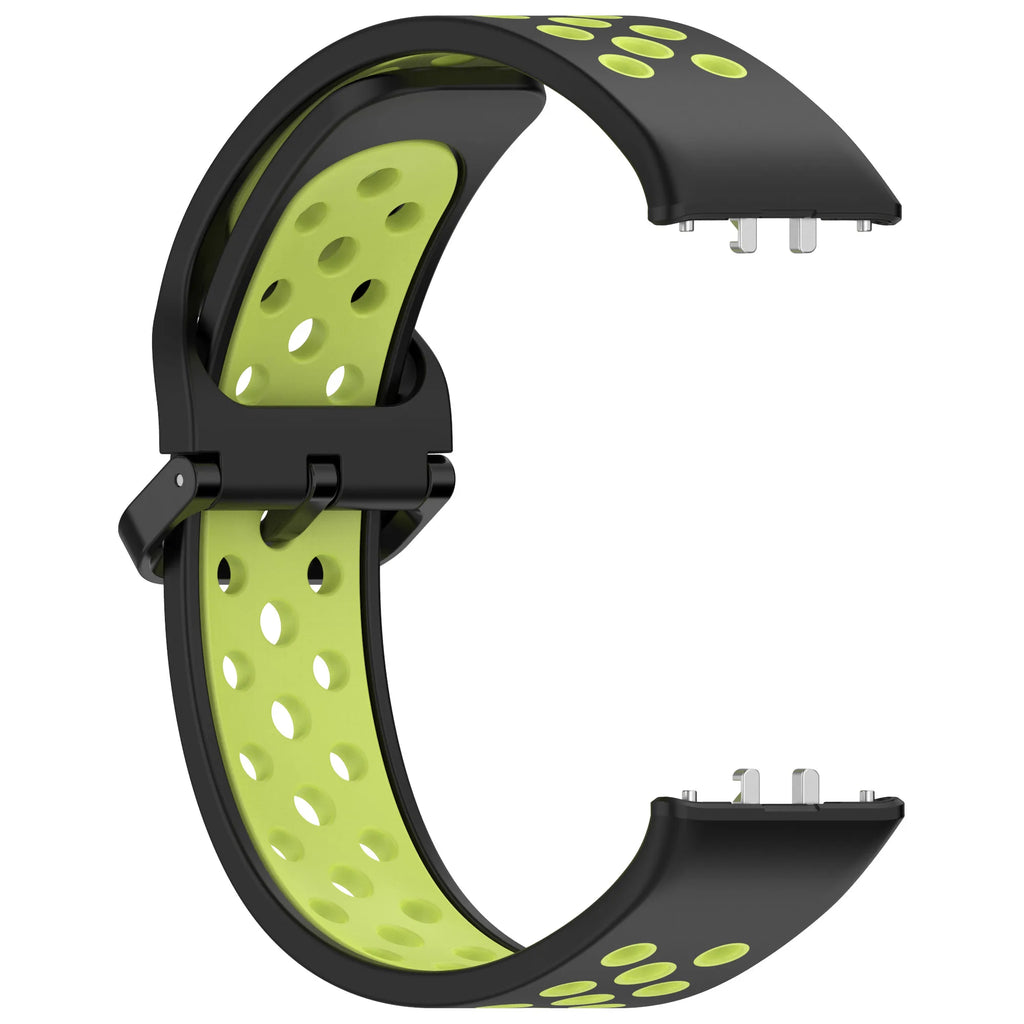 Silicone Strap For Samsung Galaxy Fit 3 Band Bracelet Two-tone Watchband Correa For Samsung Galaxy Fit 3 Replaceable Wristband