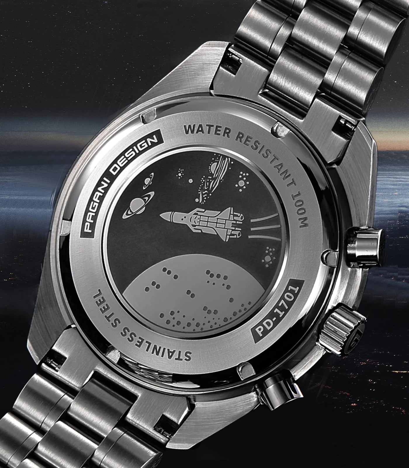 2026 New PAGANI DESIGN Tribute to CK2998 Moon Watch Retro Luxury Quartz Watches For Men Stainless steel Sport Chronograph Man
