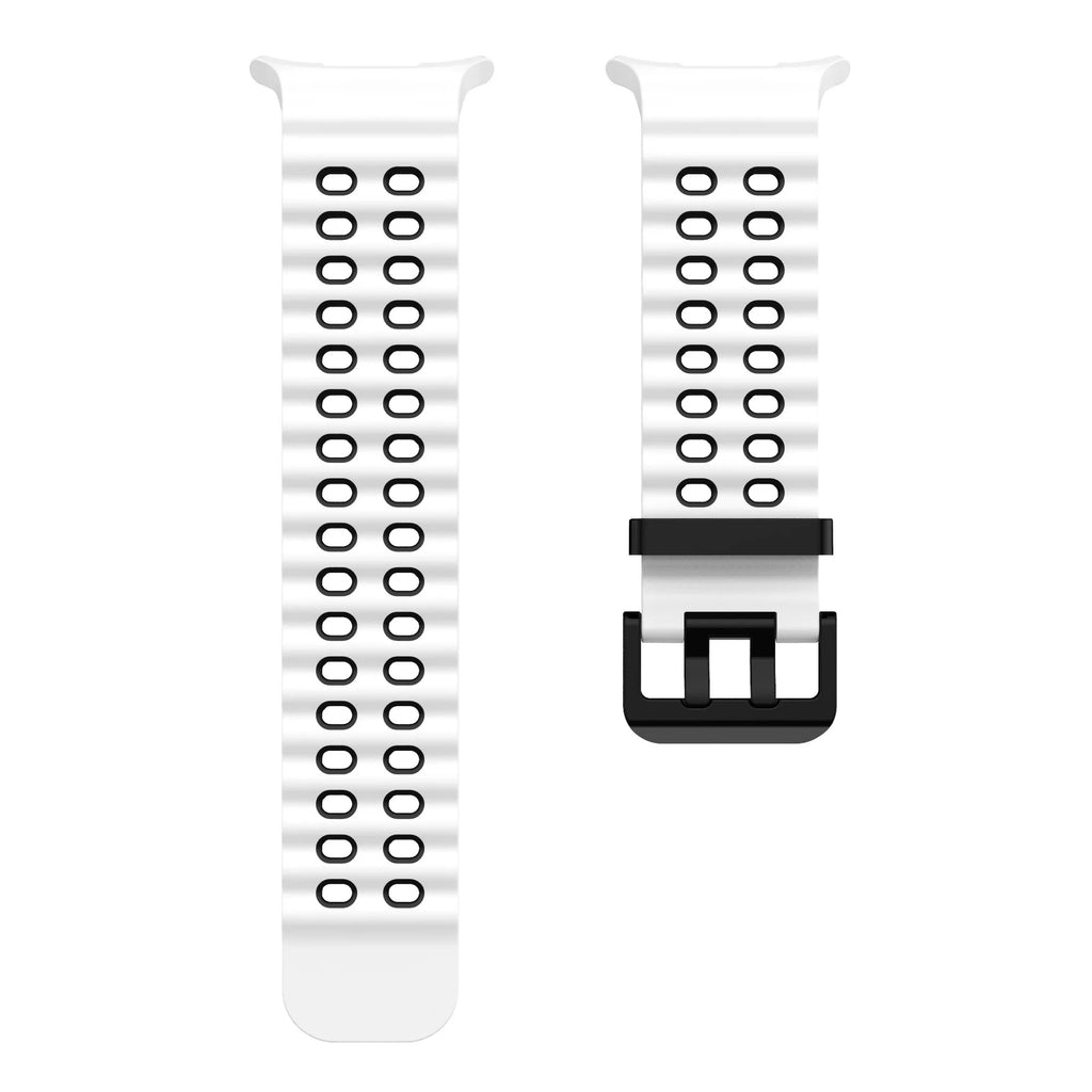 Two-color Silicone Strap for Samsung Galaxy Watch Ultra 47mm Ocean Original Official Wristband Galaxy Watch 8-7 Ultra 47mm Belt