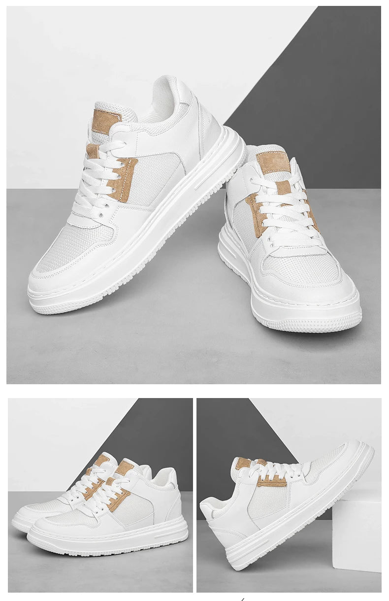 Plus Size 47 Summer Mesh Men Sneakers Elevator Shoes Chunky Increase Insole 7CM Breathable Sports Casual Height Shoes For Man