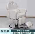 AOLIVIYA Modern Minimalist Commercial Barber Shop Chair With Adjustable Swivel Hair Styling Salon Furniture Backrest For Profess