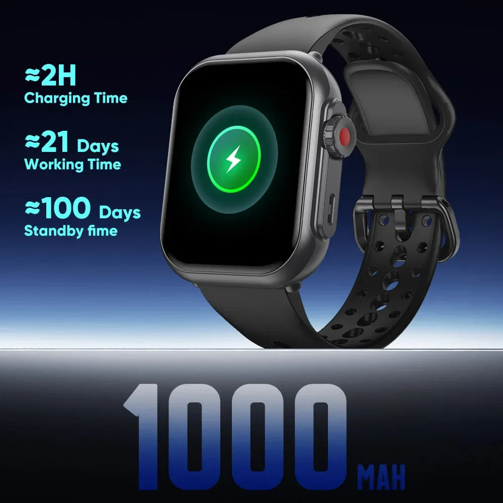 Electronics Smartwatch Fitness Tracker Heart Rate Monitor Waterproof 1000mAh Sport Smart Watches for Man Woman Andoird IOS 2026
