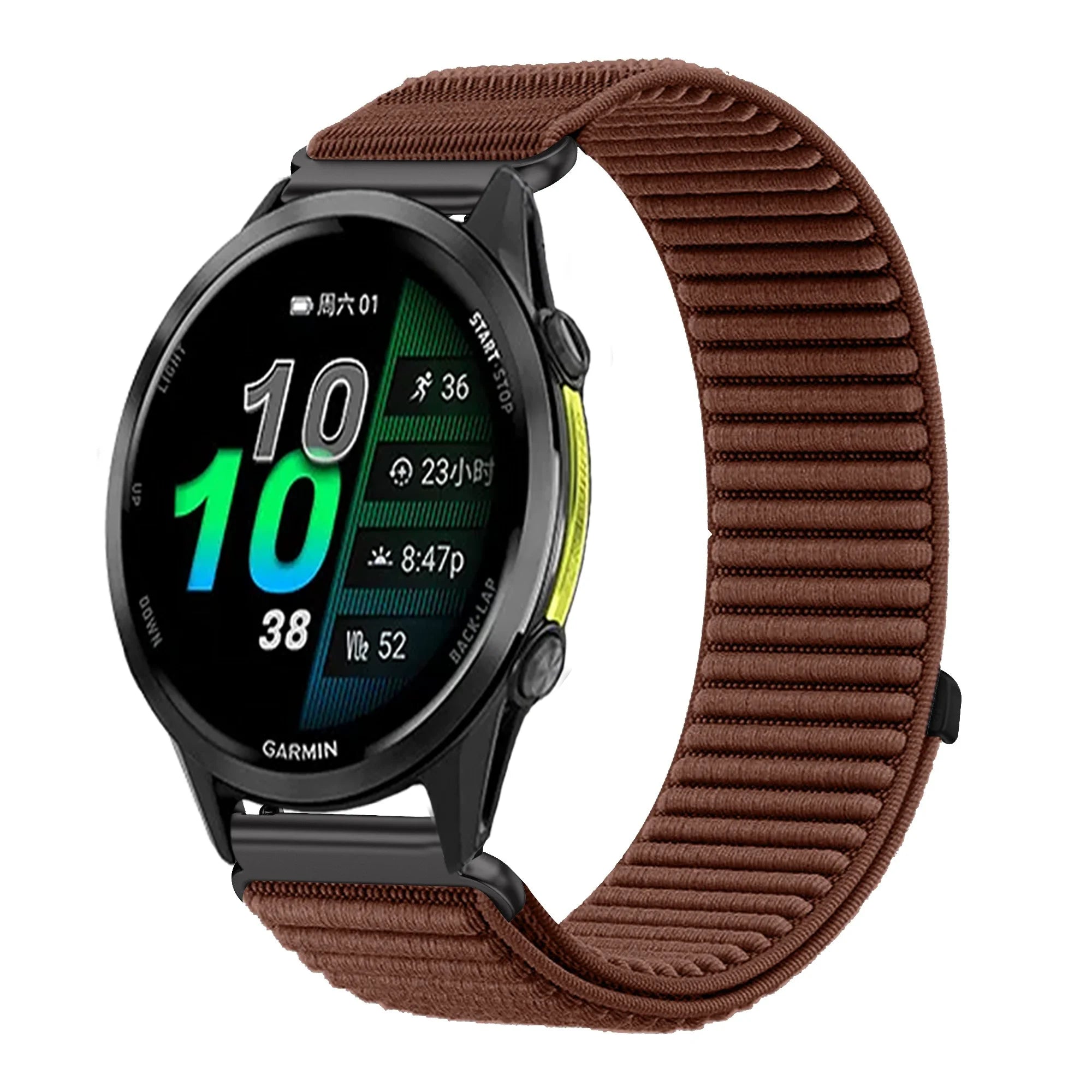 18mm 20mm 22mm Nylon Loop Strap For Garmin Forerunner 970 570 Venu 4 45mm 41mm Venu 3 Wave Wristband Garmin Active 6 Accessories