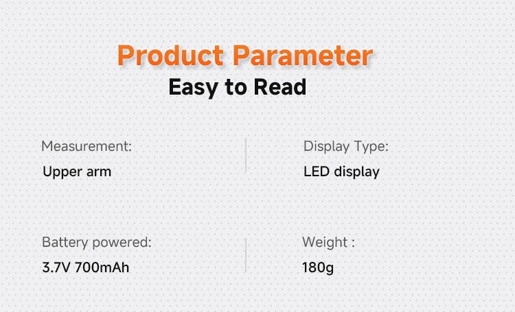 Bluetooth blood pressure meter,large screen display,2 sets of data storage,Intelligent portable upper arm blood pressure monitor
