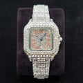 Luxury Full Diamond Watches Women Fashion Bling Silver Stainless Steel Quartz Wristwatch Iced Out Shiny Jewelry Watch 2026 New