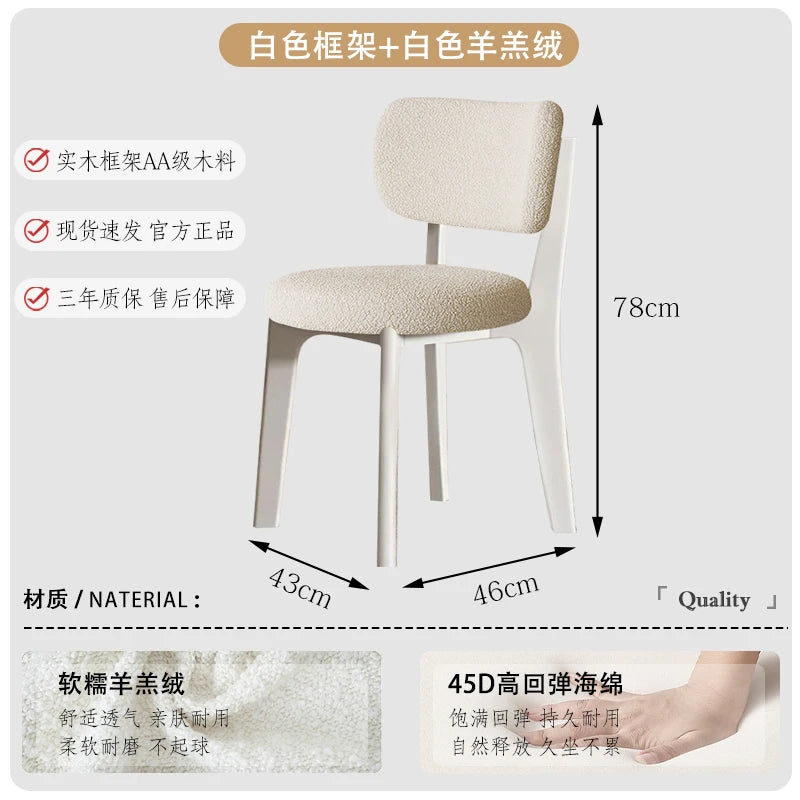 Portable Folding Mesh Chair Adjustable Cushioned Wood Solid Stackable Chair Kitchen Dining Breathable Restaurant Leg Fabric Cafe