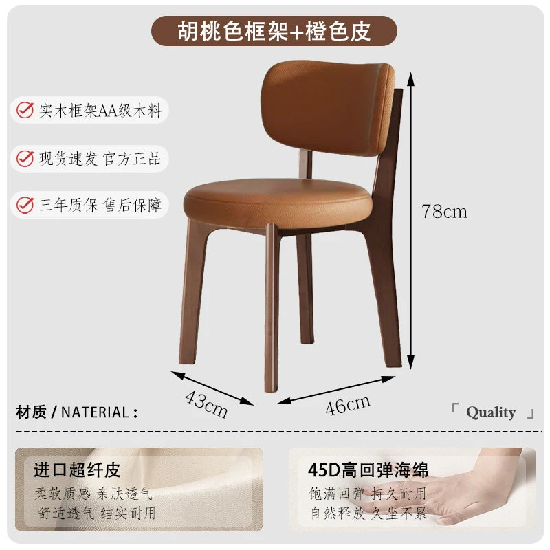 Portable Folding Mesh Chair Adjustable Cushioned Wood Solid Stackable Chair Kitchen Dining Breathable Restaurant Leg Fabric Cafe