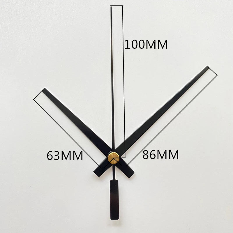 Mute DIY Wall Clock Movement Mechanism with Clock Hands Silent Kit Battery Operated Watch Repair Parts Replacement Set