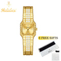YaLaLuSiStylish ladies’ waterproof quartz watch: a luxurious and elegant bracelet watch, perfect as a gift reloj mujer montre