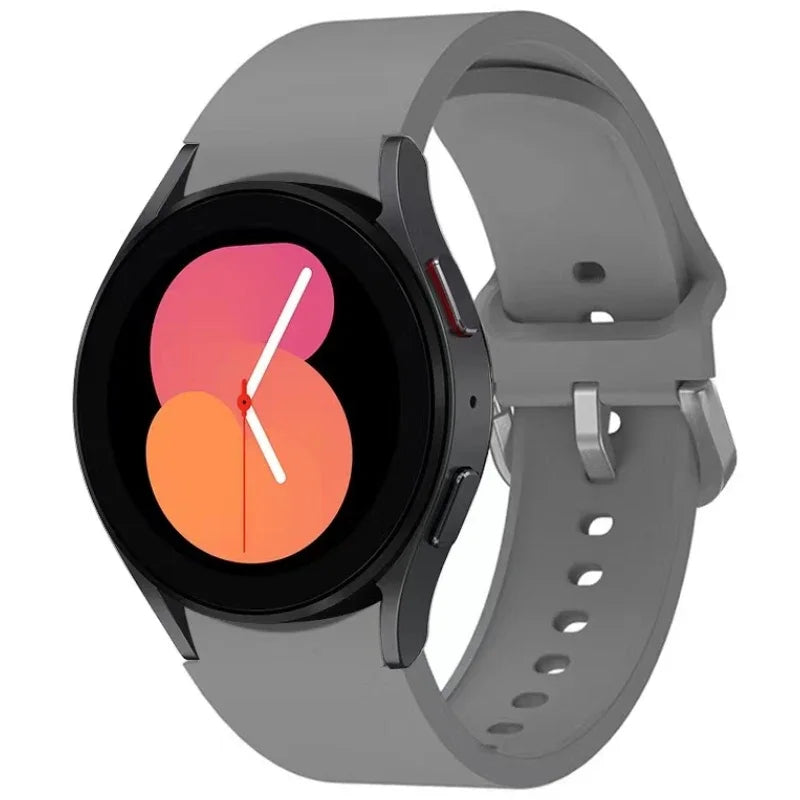 20mm Silicone Strap for Samsung Galaxy Watch 7 6 5 40mm 44mm 5 Pro 45mm Bracelet for Watch 4 6 Classic 46mm 42mm 43mm 47mm Band