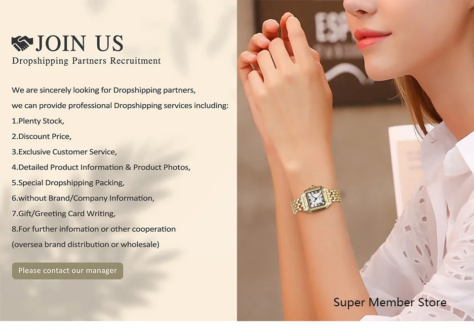 Luxury Golds Ladies Bracelet Watch Hot Fashion Simple Square Diamond Female Quartz Watches Stainless Steel Women Clock Dress