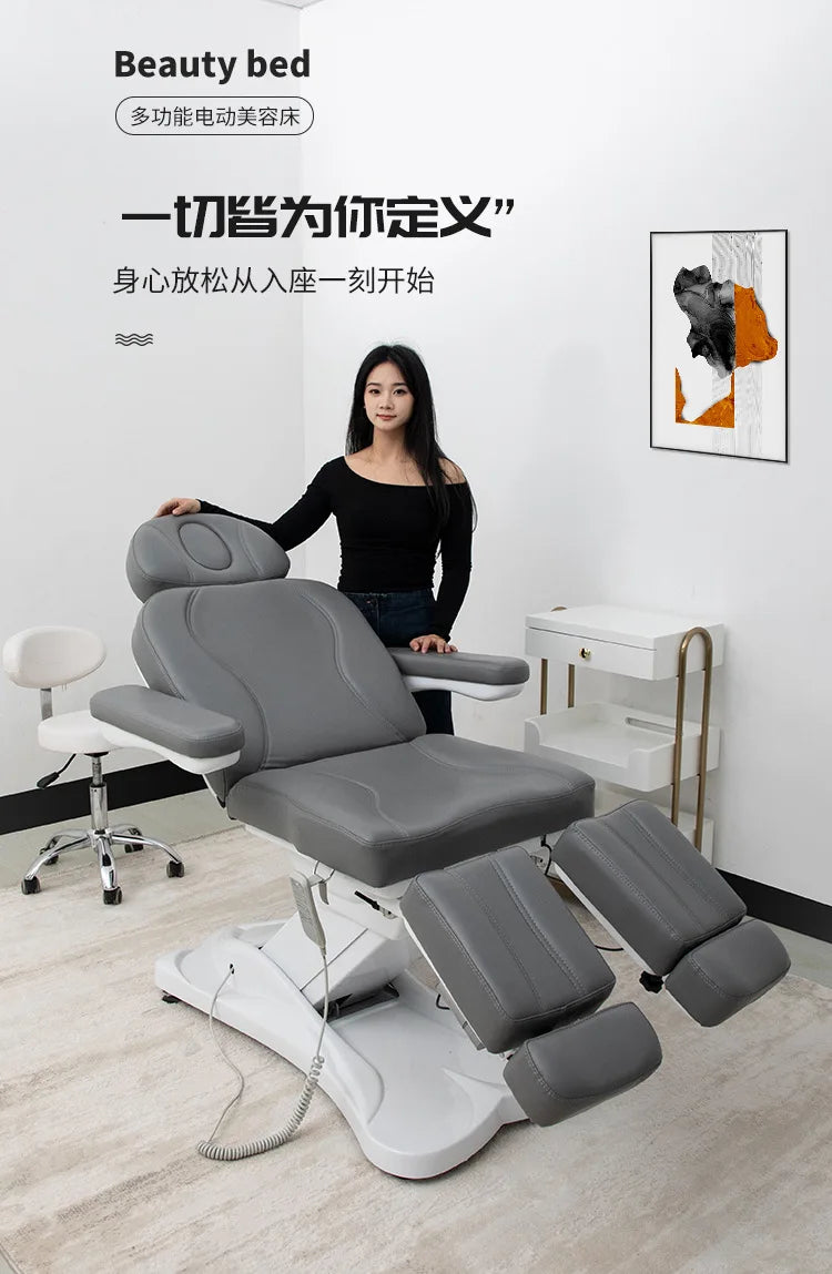 AOLIVIYA Fully Automatic Electric Lifting Rotating Heating Pedicure Chair For Body Tattoo Foot Soaking Beauty Salon Professional
