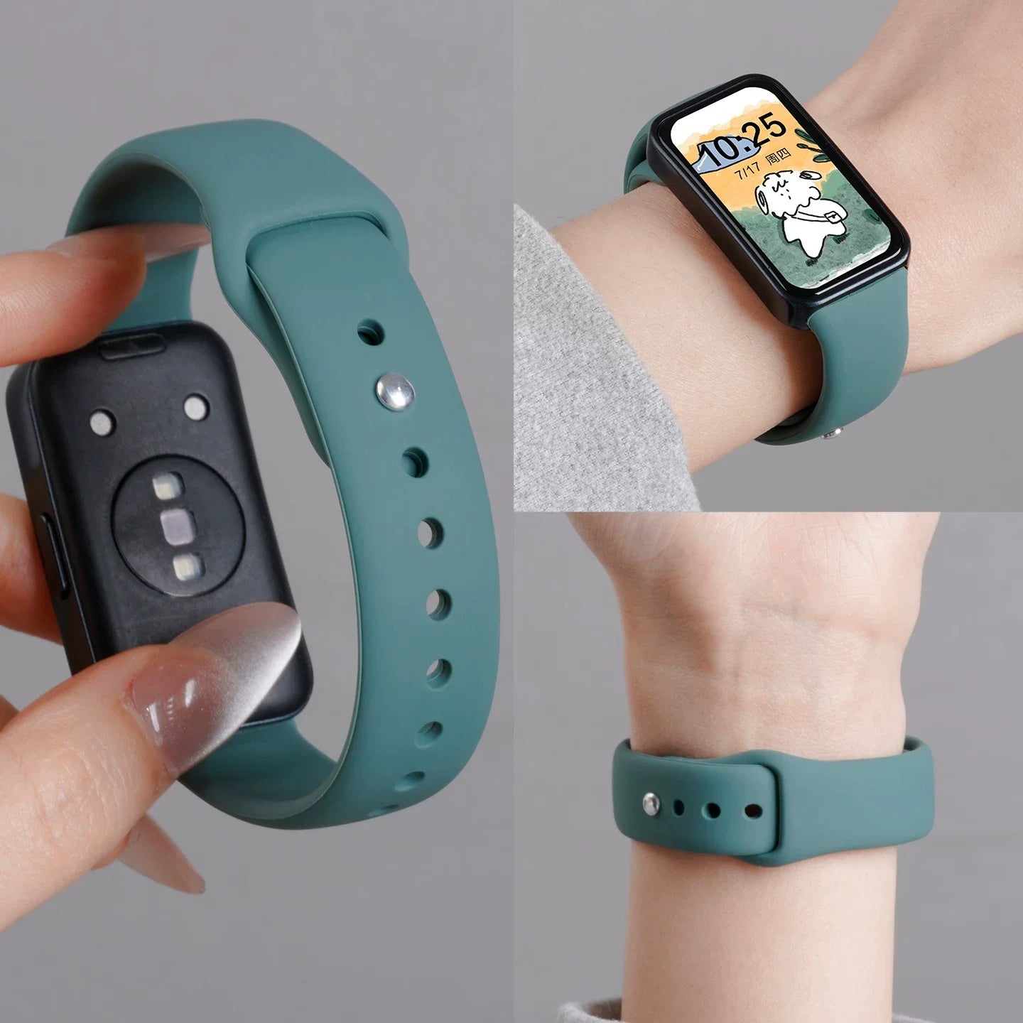 Soft Silicone Strap For Huawei Band 11 Official Sports Comfortable Wristband For Huawei Band 11/11 Pro Smartwatch Belt Accessory