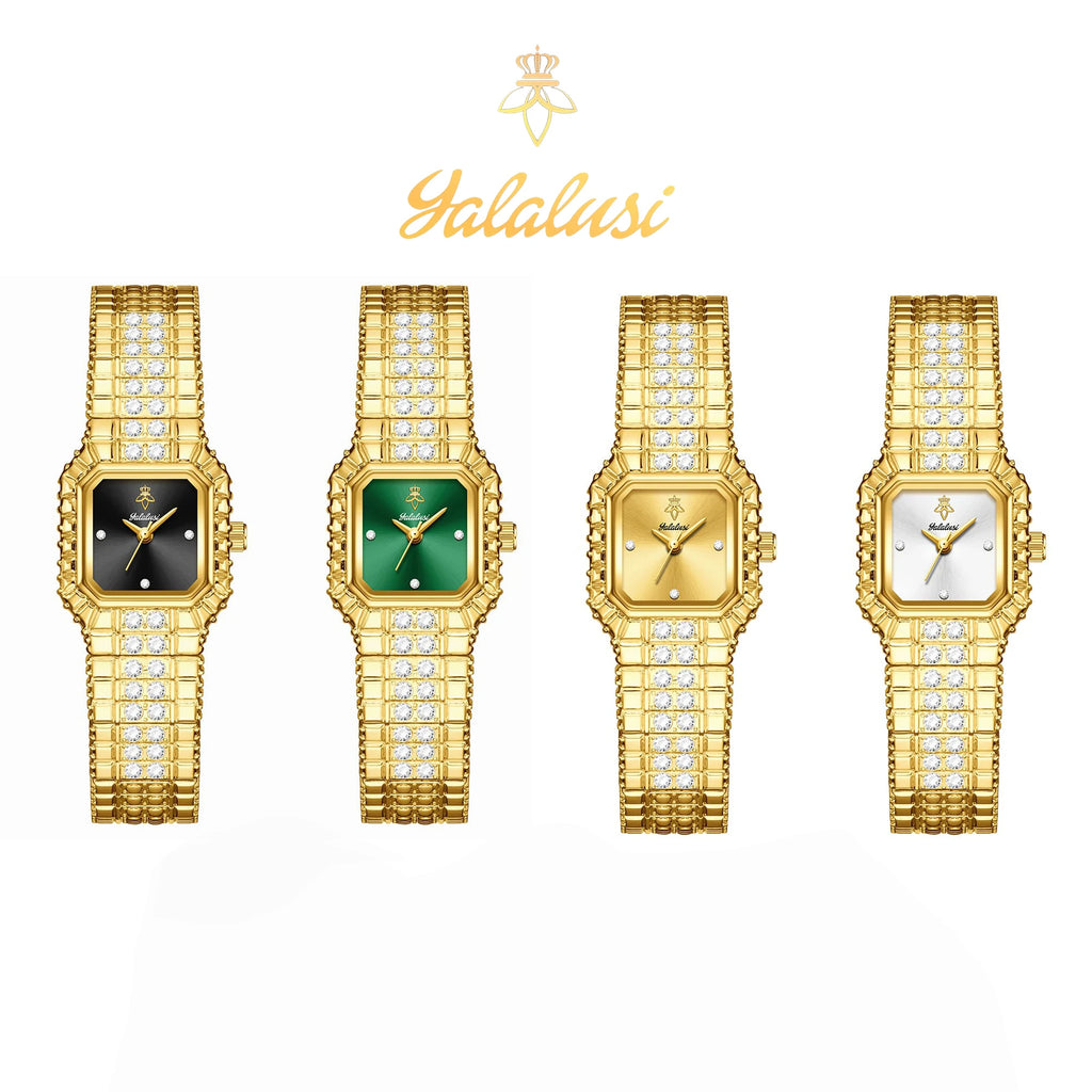 YaLaLuSiStylish ladies’ waterproof quartz watch: a luxurious and elegant bracelet watch, perfect as a gift reloj mujer montre