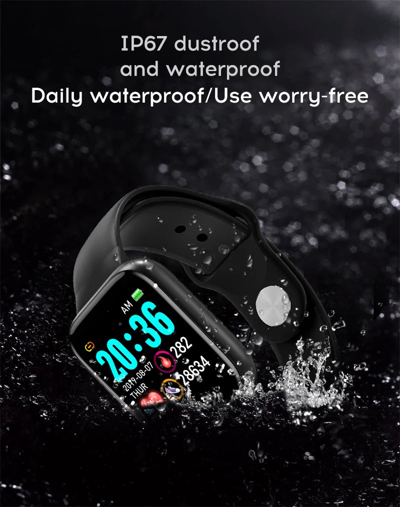 Multifunctional Smart Watch Men Women Bluetooth Connected Phone Music Fitness Sports Bracelet Sleep Monitor Y68 Smartwatch