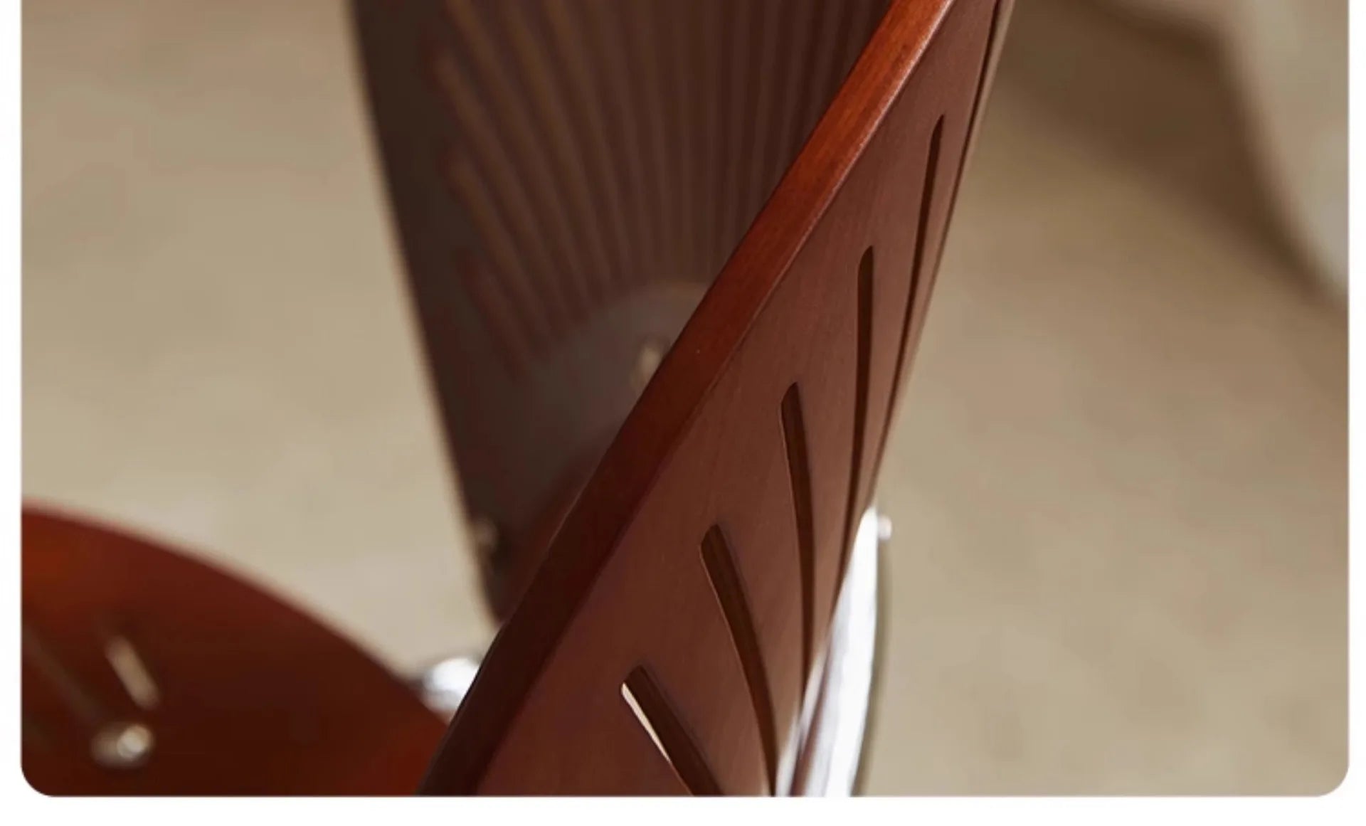 Retro Mid Century Solid Wood Shell Chair Simple Backrest Dining Tea Chair Luxury Home Furniture