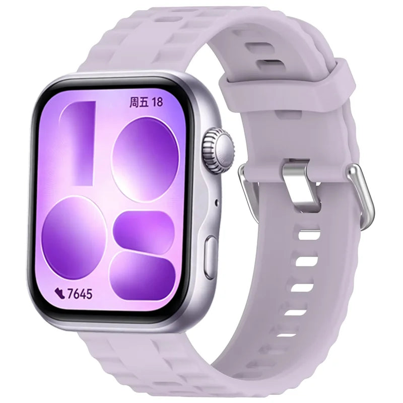 Official Silicone Strap for Huawei Watch 5-4 Pro Smart Wristband for Huawei Watch Fit 5/4/3 Luxury High-end Replacement Bracelet